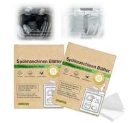 futiu Pastiglie Detergenti for Lavastoviglie con Acido Citrico E Citrato di Sodio - Pulizia Profonda da Grasso E Sporco, Sicure for Tutte Le Superfici della Lavastoviglie(4pcs)