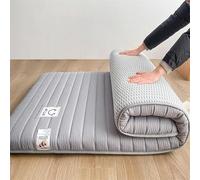 Futon Giapponese, Tatami, Materasso Da Campeggio Portatile Arrotolabile, Da Terra Per Divani, Tappetino Da Letto Ultra Morbido, In Memory Foam Da Pavimento (Color : Gra)