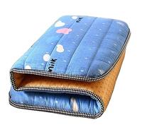 Futon Materasso Futon Morbido Pavimento Pieghevole Portatile Materasso Doppio Futon Giapponese Tatami Giapponese Materasso Pieghevole Spessore 90x200, D,90X200 cm