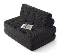 Futon Nessun montaggio richiesto, facile da aprire: spedito sottovuoto per un facile trasporto e un ingombro ridotto. Non richiede montaggio, ideale per ospiti inattesi. Potrebbe apparire leggermente 