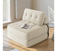 Futon NESSUN MONTAGGIO RICHIESTO, FACILE DA APRIRE: Spedito sottovuoto per un facile trasporto e un ingombro ridotto. Non richiede montaggio, ideale per ospiti inattesi. Potrebbe apparire leggermente 