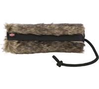 Futterdummy ø 6 × 20 cm Pelliccia di coniglio/nero