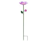 Futterstationen - Schmetterlinge Outdoor Metall Blumenförmiger Vogelfutterspender | Hinterhof-Kolibri-Tränke,für Die Hinterhöfe Die Terrasse Den Rasen Das Pflanzgefäß Landschaft Bauernhof Balkon