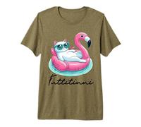 Futtitinni Gatto Relax Dialetto Siciliano Micio Estivo Maglietta Premium