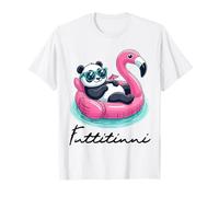 Futtitinni Panda Relax Dialetto Siciliano Estivo Maglietta