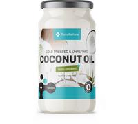 FutuNatura Olio di Cocco Bio Spremuto a Freddo - Non Raffinato - 1.000 ml