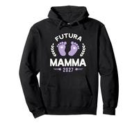 Futura Mamma 2027 Bebè in Arrivo Felpa con Cappuccio