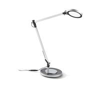 Lampada Da Scrivania Moderna Futura Alluminio-Plastiche Cromo Led 12,5W 4000K [EEK: A++]