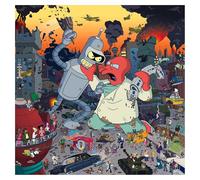 Futurama Bender vs. Zoidberg - Puzzle da 1000 pezzi, per adulti, 71 x 50 cm