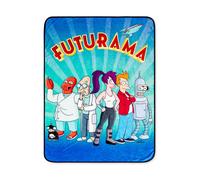 Futurama Planet Express Crew Coperta In Pile | 45 X 60 Pollici