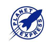 Futurama Planet Express L 0153 (Blu) // Adesivo OEM JDM Style Vinyl Transfer