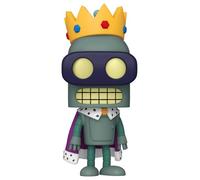 Futurama Pop Animation Vinile Figura Super King Bender 9 Cm Funko