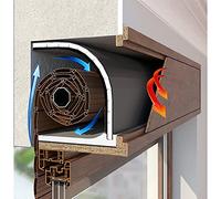 FUTURAZeta® - Kit Isolamento Cassonetto Tapparelle - Pannelli TERMICI e SPIFFERI Aria Avvolgibili Finestre - Facile montaggio Fai-da-Te - Mistral S