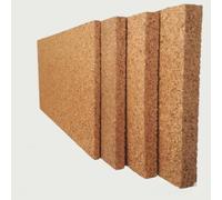 FUTURAZeta Pannelli Sughero Biondo Naturale (Spessore 3cm) Pannelli Isolanti Termici per Interni ed Esterni, Pannelli di Sughero per Pareti per Isolamento Termico ed Isolamento Acustico (15 Pannelli)