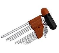 Future 101540 Chiave Torx Inviolabile Cr/V, Gioco 9 Pezzi