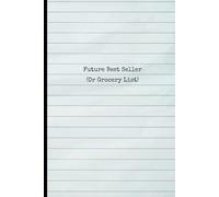 Future Best Seller (Or Grocery List): The notebook that's equally prepared for profound philosophical musings or a desperate plea for more milk