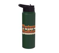 Future Builder Retro Back To School Student Design Stainless Steel Insulated Water Bottle