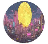 Future City Beneath The Moon Puzzles Intrattenimento Creativo 1000 Pezzi Funky Planet Puzzle Di Cartone Decora La Casa Giochi-rompicapo Per Adulti E Bambini Da 12 Anni 1000pcs (67.5x67.5cm)