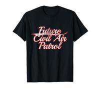 Future Civil Air Patrol Aviation Cadet Search Rescue Vintage Maglietta