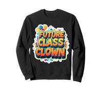Future Class Clown Primo Giorno Di Scuola Asilo Divertente Felpa