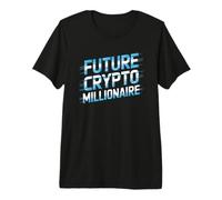 Future Crypto Millionaire Divertente Investitore di Criptovaluta Maglietta Premium