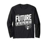 Future Entrepreneur Dream Big Motivational Citazione Maglia a Manica