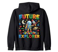 Future Explorer Robot Rocket Toy Mattoni Bambini Felpa con Cappuccio