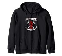 Future Firefighter Heroes Of Tomorrow Soon Fireman Felpa con Cappuccio