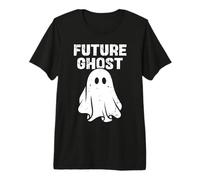 Future Ghost Dark Humor Ghostie per Halloween Design retrò Maglietta Premium