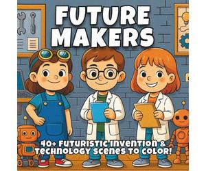 Future Makers: Innovation, Robots & Imagination - A STEM-Inspired Coloring Book for Kids Who Love Technology, Engineering, and Building the World of Tomorrow