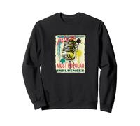 Future Most Popular Influencer - Microfono Vintage retrò Felpa