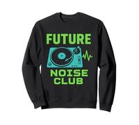 Future Noise Club Classics - Digital Techwave Art Design Felpa