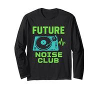 Future Noise Club Classics - Digital Techwave Art Design Maglia a Manica
