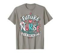 Future Nurse I Will Be There for You, stetoscopio a Forma di Cuore Maglietta