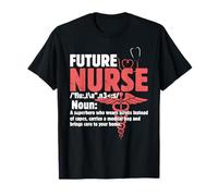 Future Nurse Superhero Scrubs Medical Caregiver Definition Maglietta