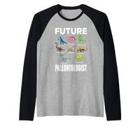 Future Paleontologist Dinosaurs Lovers Fossils Paleontology Maglia con Maniche Raglan