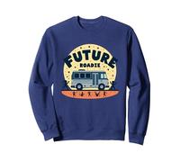 Future Roadie My First Concert Kids Music Tour Bus Avventura Felpa, Unisex per Adulti, Navy, L