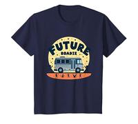 Future Roadie My First Concert Kids Music Tour Bus Avventura Maglietta, Bambini, Navy, 10 Anni