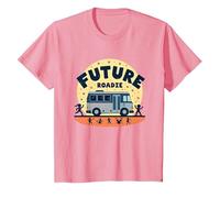 Future Roadie My First Concert Kids Music Tour Bus Avventura Maglietta, Bambini, Rosa, 2 Anni