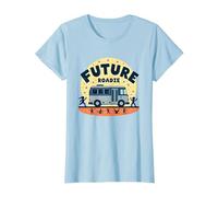 Future Roadie My First Concert Kids Music Tour Bus Avventura Maglietta, Donna, Celeste, S