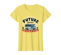Future Roadie My First Concert Kids Music Tour Bus Avventura Maglietta, Donna, Limone, L