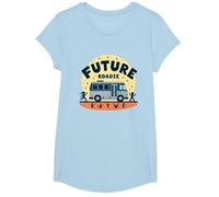 Future Roadie My First Concert Kids Music Tour Bus Avventura Maglietta, Ragazze, Celeste, L