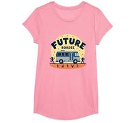 Future Roadie My First Concert Kids Music Tour Bus Avventura Maglietta, Ragazze, Rosa, S