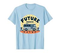 Future Roadie My First Concert Kids Music Tour Bus Avventura Maglietta, Uomo, Celeste, S