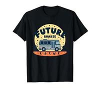 Future Roadie My First Concert Kids Music Tour Bus Avventura Maglietta, Uomo, Nero, 3XL
