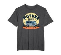 Future Roadie My First Concert Kids Music Tour Bus Avventura Maglietta, Uomo Taglie Grandi, Grigio Scuro, 3X Tall