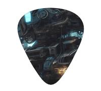 Future Robot - Set di 12 plettri per chitarra, disponibili in 3 spessori, adatti per chitarre acustiche ed elettriche