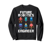 Future Robotics Engineer Funny Robot Engineering Kids Felpa