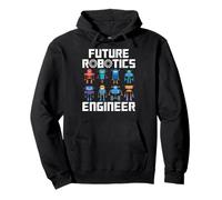 Future Robotics Engineer Funny Robot Engineering Kids Felpa con Cappuccio