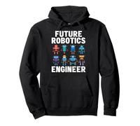 Future Robotics Engineer Funny Robot Engineering Kids Felpa con Cappuccio